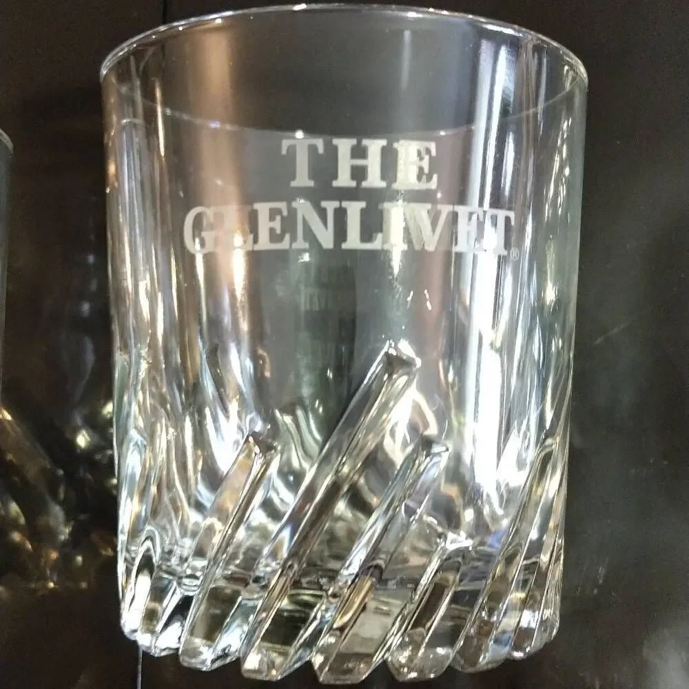 2 The Glenlivet Whiskey Rocks Glasses